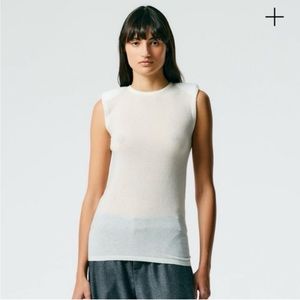 NWT Tibi Mercerized Wool Tank Small